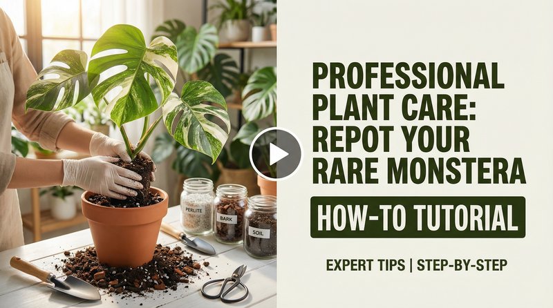 免费看片植物测评视频-龟背竹换盆教程视频